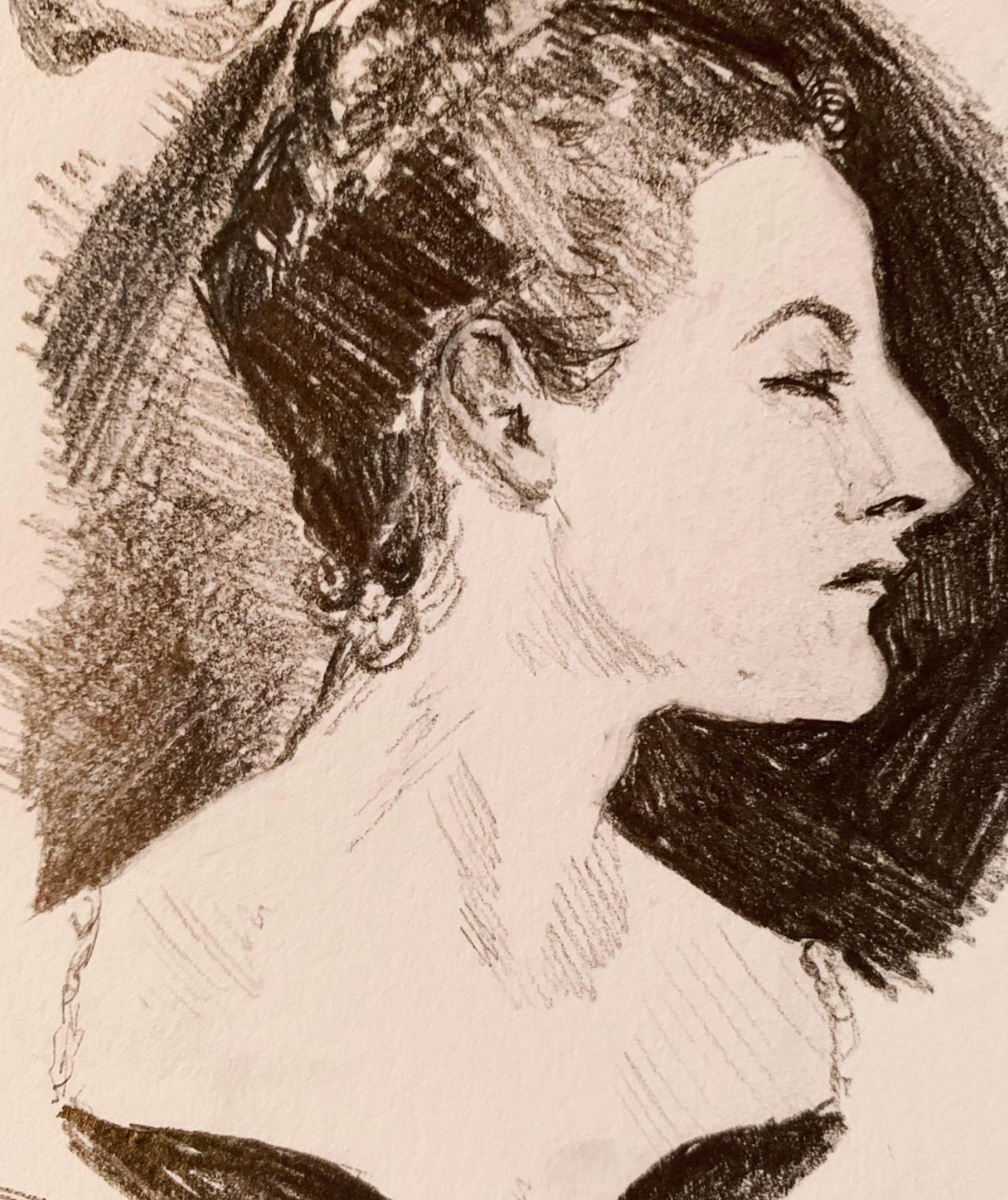 John Singer Sargent Portrait Study Sketch by Jam Kusack in Vancouver