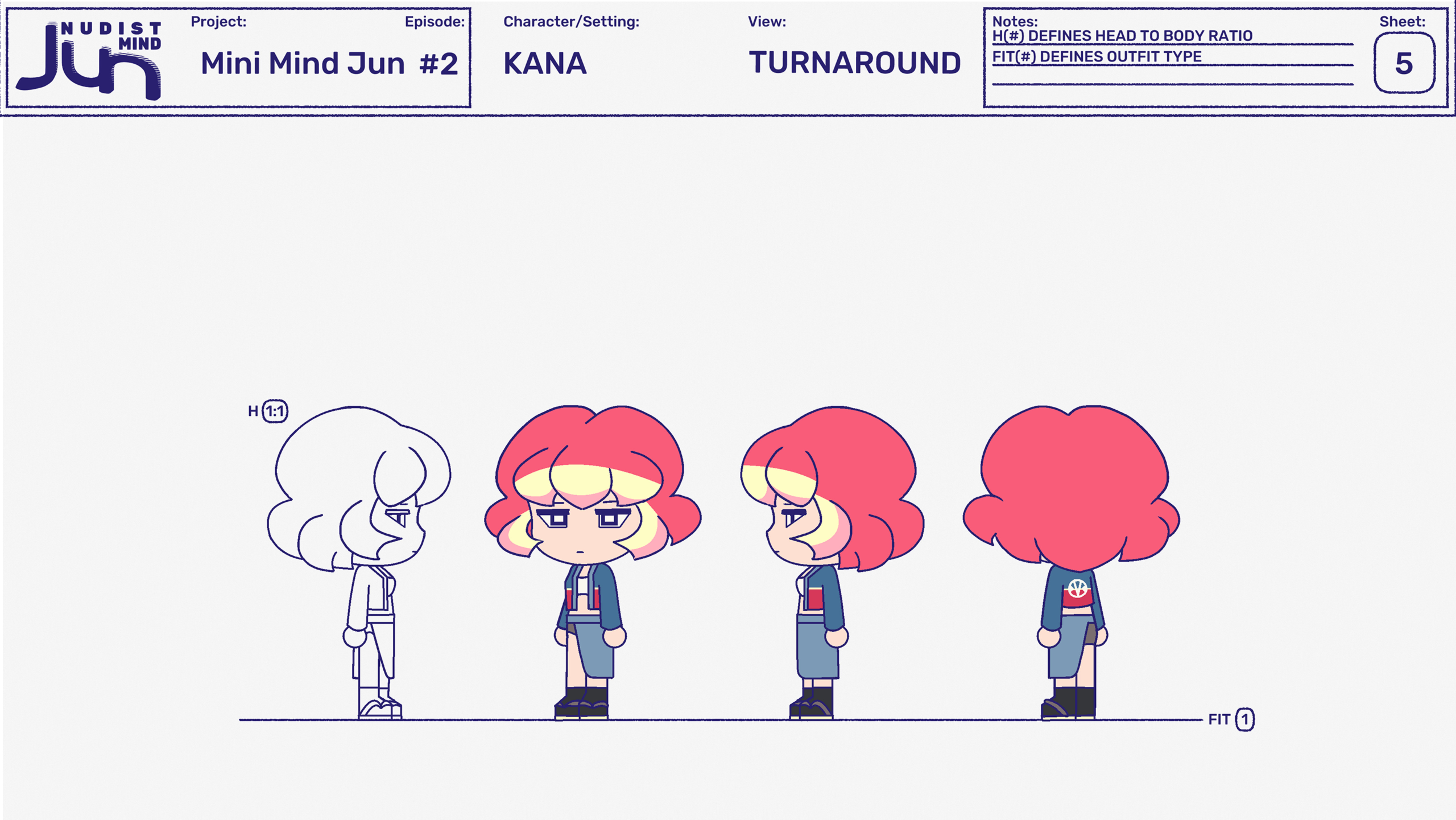 Kana Chibi Turnaround by Peachenelle in New York